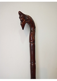 Combo Ba Gậy batoong bằng gỗ - đầu rồng dụng cụ hỗ trợ cho người già