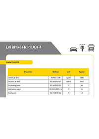 (HCM) Dầu thắng eni Brake Fluid DOT 4 250ml (Hàng nhập Ý)