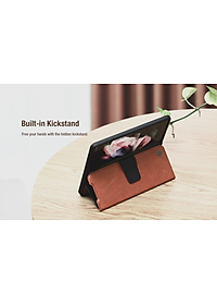 Bao Da dành cho Samsung Galaxy Z Fold 3 hiệu Nillkin Aoge Leather Cao Cấp - Hàng nhập khẩu