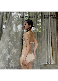 Bộ Áo Và Quần Lót Nữ Modal Phối Ren Fecthing Dream Màu Nude Miley Lingeire - BRL002-FCM04