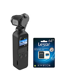DJI Osmo Pocket – Hàng Chính hãng + Thẻ nhớ 64Gb quay 4K
