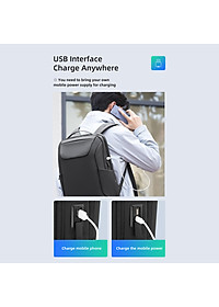 Balo Văn Phòng Nhiều Lớp Chống Nước Chống Trộm Đựng Máy Tính Xách Tay Có Cổng Usb Tiện Dụng Mark Ryden
