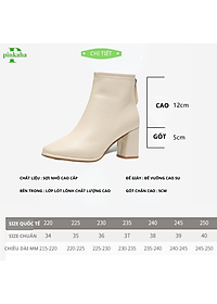 Bốt Nữ Khoá Sau Mũi Vuông Lót Lông Da Mềm Cao Cấp Màu Đen Be Siêu Đẹp Hót Trends 2023