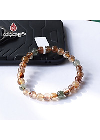 Vòng thạch anh tóc đa sắc size hạt 7mm - Ngọc Quý Gemstones