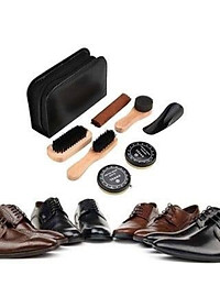 Bộ dụng cụ đánh giày 7 món Linh Chi Bedding kèm 2 hộp xi đánh giày tiện lợi