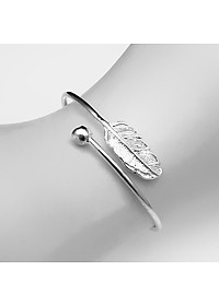 Lắc Tay Kiềng Nữ Bạc Hiểu Minh307 kiềng lông vũ