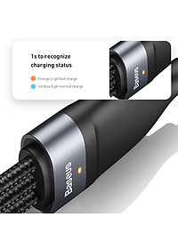 Cáp sạc Baseus Flash Series Ⅱ PRO Two-for-three Charging Cable 100W, 1.2m, Fast Charging  U+C to M+L+C- Hàng Chính Hãng