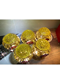 Bát Tụ Bảo vàng lá Thần Tài đế thủy tinh 12cm phong thủy - sung túc chiêu Tài đón Lộc