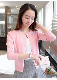 Áo Khoác Len Nữ Cổ Đính Cúc Ngọc MHAL025 MayHomes