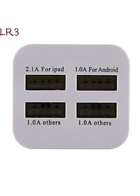 Củ Sạc nhanh 5.1A với 4 trong 1 Cổng Usb Cho Điện Thoại IPAD TABLET - miếng lót chuột