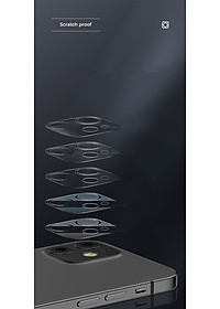 Miếng dán kính cường lực Leeu Design cho Camera iPhone 12 Mini / 12 / 12 Pro / 12 Pro Max - Hàng Chính Hãng