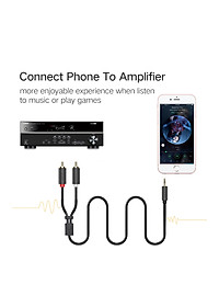 Cáp Audio 3.5mm to AV hoa sen (RCA) dài 2M Ugreen 10510 - Hàng Chính Hãng