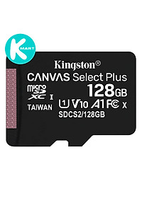 Thẻ nhớ microSDHC Kingston Canvas Select Plus Android A1 UHS-I Class 10 tốc độ tới 100MB/s SDCS2 - Hàng Chính Hãng