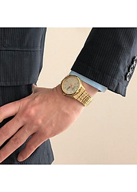 Đồng Hồ Nam Citizen Dây Thép Không Gỉ BM8452-99P - Mặt Vàng