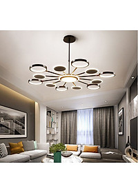 Đèn thả HAIRI phong cách hiện đại với 3 chế độ ánh sáng - kèm điều khiển từ xa.