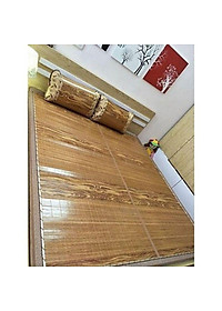 Xả Kho Chiếu 0Chiếu trúc tăm vân gỗ đế lụa loại đẹp, chiếu trúc tre in hoa tây bắc, cao bằng mát lạnh mùa hè