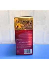 Viên Ăn Ngủ Ngon Rostex loại bỏ mất ngủ, căng thẳng, stress - Chai 60 viên bổ sung omega 3, lysin, kẽm tăng cường sức đề kháng