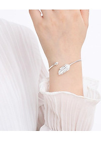 Lắc Tay Kiềng Nữ Bạc Hiểu Minh307 kiềng lông vũ