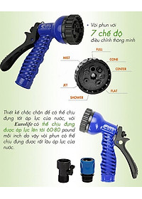 Đầu Vòi Tăng Áp Lực Nước 7 Chế Độ Rửa Xe , Tưới Cây Sân Vườn .. - PaKaSa