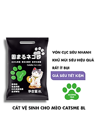 Cát Đất Sét Vệ Sinh Cho Mèo Catsme 8L Nhiều Mùi