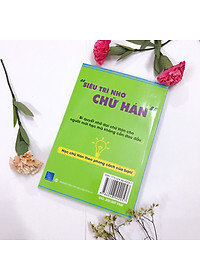 Siêu trí nhớ chữ Hán tập 02 và 03 phiên bản mới (In màu, có Audio nghe, hướng dẫn viết từng nét từng chữ) + DVD quà tặng