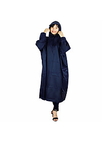 Áo Mưa kín người Không Xẻ Tà Vải Dù Hàng Cao Cấp Chống Thấm Cực Tốt, Áo Mưa Đi Xe Máy