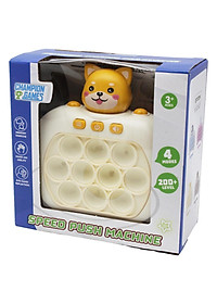 Máy Chơi Game Pop It 200 Cấp Độ Shiba Inu - Champion Games CPGJH01