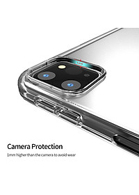 Ốp lưng silicon dẻo trong dành cho iPad Pro 11 inch M4 2024 , chống bụi bẩn có gờ bảo vệ camera - hàng nhập khẩu