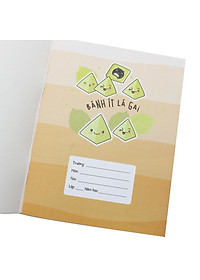 Tập Học Sinh Bánh Việt - Miền Nam - 4 Ô Ly - 96 Trang 80gsm - The Sun 03 - Bánh Ít Lá Gai