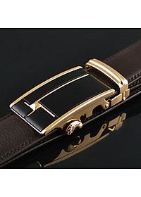 Thắt lưng nam cao cấp AT Leather P110 - Nâu