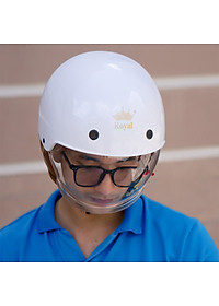 (Tặng Tai Mèo) Nón Bảo Hiểm Nửa Đầu Kính Âm - Lót có thể tháo rời - màu sắc đa dạng - khóa chắc chắn