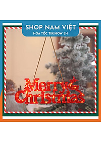Đèn LED Chữ Merry Christmas Treo Cây Thông, Trang Trí Giáng Sinh, Noel - Chính Hãng NAVIVU