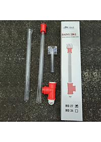 Bộ hút mặt đáy hồ cá MD27 75cm cho bơm BAOYU BY102-104 | Tự xoay, hiệu quả