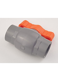 Van uPVC thân đúc bi nhưa ABS 21, 27, 34, 42, 49, 60mm Eurolife EL-VN (tay cam)