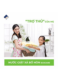 Nước Giặt Xả Hữu Cơ Bồ Hòn ECOCARE 1L-2L-4L Tinh Dầu Hoa Bưởi, Sạch Khuẩn, Dịu Nhẹ Với Mọi Làn Da, Hương Thơm Mát