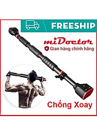 Xà Đơn Treo Tường Gắn Cửa Đa Năng Độ Dài Tùy Chỉnh Giúp Bạn Tập Gym, Tập Cơ Bụng, Cơ Vai, Cơ Xô 60-120Cm - Chính Hãng miDoctor (Màu Ngẫu Nhiên)