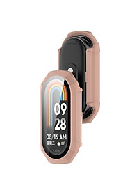 Ốp Case PC Mặt Kính Cường Lực chống va đập cho Xiaomi Mi Band 8 / Xiaomi Mi Band 9 - Hàng Chính Hãng