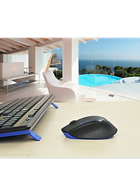 Combo chuột và bàn phím không dây Logitech MK345 - Hàng chính hãng
