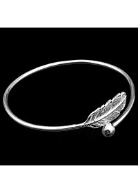 Lắc Tay Kiềng Nữ Bạc Hiểu Minh307 kiềng lông vũ