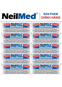 Combo Small FamilyCare: Bình Xịt Rửa Mũi Xoang Cho Gia Đình NeilMed SinusRinse & Moisturize - SX Mỹ (Bình 10 gói lớn; Bình 30 gói bé; 1 chai xịt phun sương)