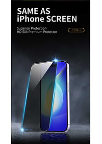 Miếng Kính Cường Lực Chống Nhìn Trộm cho iPhone 15 / 15 Plus / 15 Pro / 15 Pro Max MIPOW KINGBULL ANTI SPY PROTECTOR - Hàng Chính Hãng