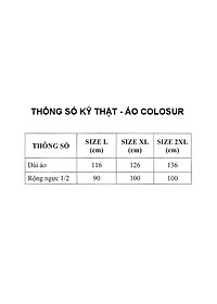 ÁO MƯA BÍT SƯỜN COLOSUR CHE KÍN CƠ THỂ RANDO