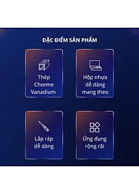 Bộ Tua Vít Sửa Chữa Đa Chức Năng Deli - 30 Đầu Vít Cao Cấp - Chất Liệu Siêu Bền, Thiết Kế Gọn Nhẹ Tinh Tế