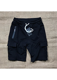 Quần short thể thao nam túi hộp, quần tập gym nam thun cotton cao cấp QDAE003