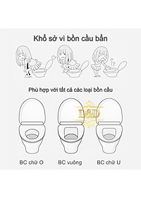 Tấm lót, miếng lót bồn cầu vệ sinh WHIKON dùng một lần tiện lợi