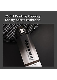 Bình Nước Thể Thao Quange 760ml Chất Liệu Tritan Một Nút Có Nắp Lật Dễ Mang Theo Cho Nam Và Nữ Hàng nhập khẩu