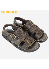 Giày Sandal Nam Da Bò Cao Cấp SUNPOLO SUSDA1