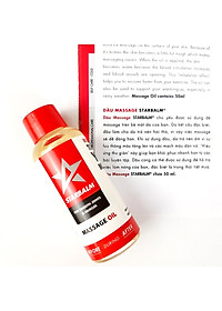 Dầu nóng xoa bóp Starbalm 50ml giúp massage thư giãn vùng da nhanh chóng