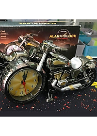 Đồng Hồ Báo Thức Để Bàn Kiểu Dáng Xe Phân Khối Lớn KhoNCC Hàng Chính Hãng - KDHS-561-DPKL (Vàng, Bạc)