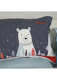 Bộ ga chun chần Everon EPM22074 ( 01 ga chun chần + 02 vỏ gối 45cmx65cm )